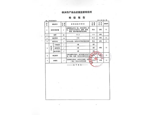 檢驗報告